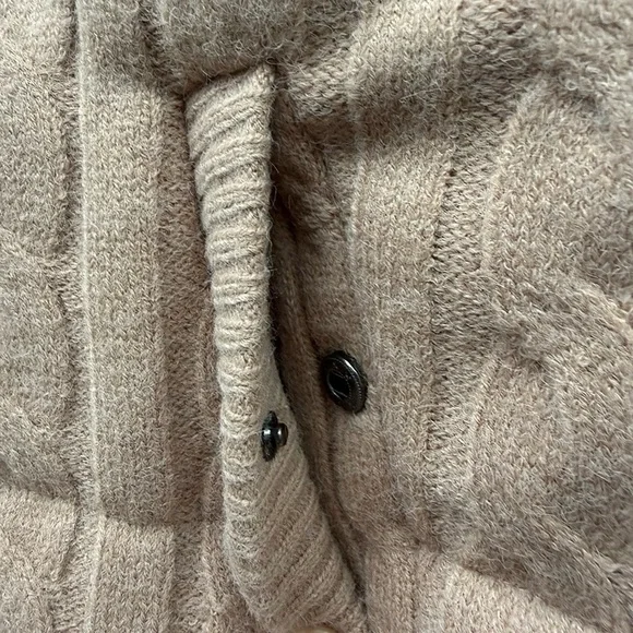 Ralph Lauren Tan Knitted Quilted Vest - Picture 7 of 10